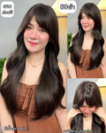 เบอร์ 89 : รหัส Miya - วิกผมลอนยาว-มีหน้าม้า ความยาว 68 ซม. หนังศีรษะเทียมซิกแซก (แถมเน็ต+ขาตั้ง+ของแถม)