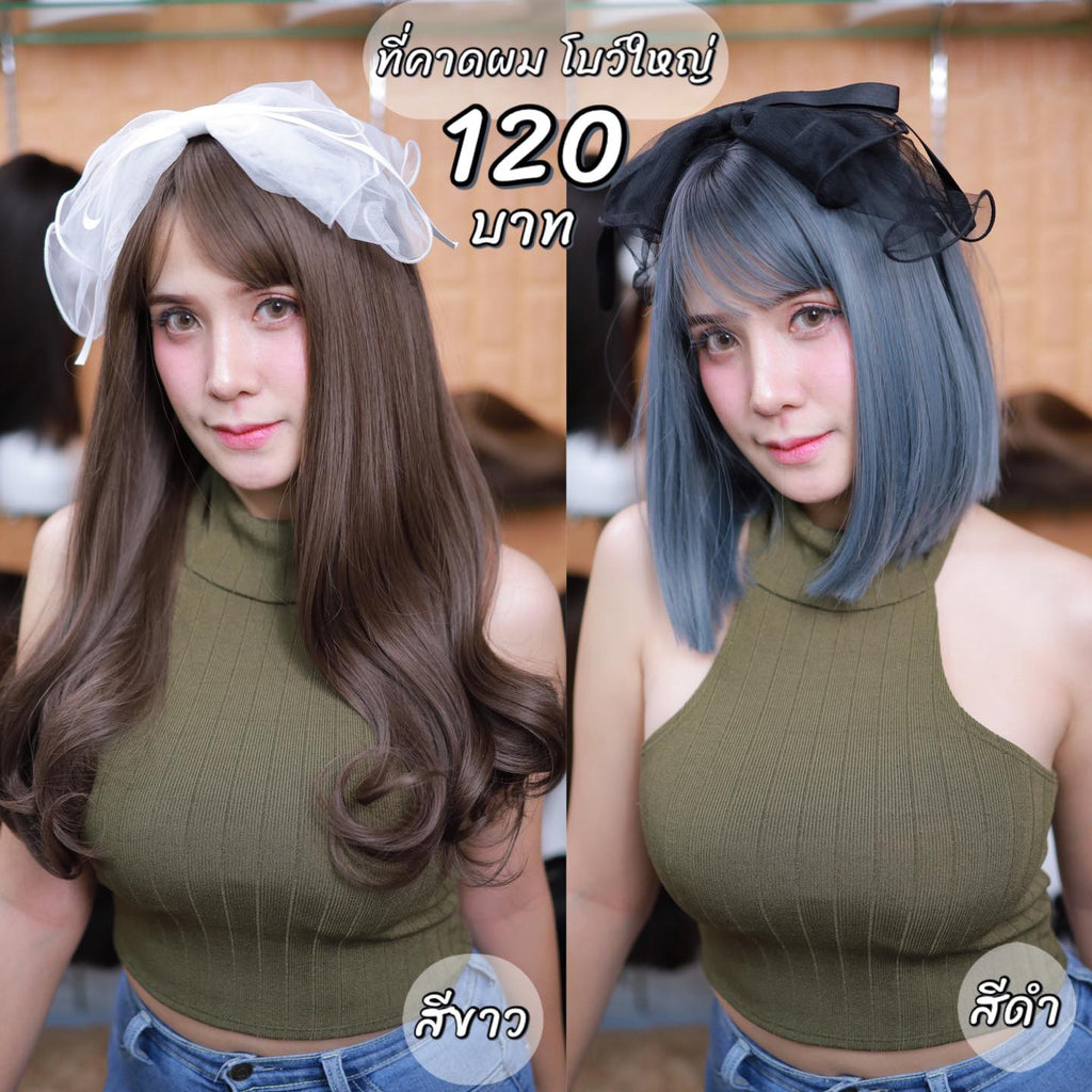 เครื่องประดับ - ที่คาดผมโบว์ใหญ่